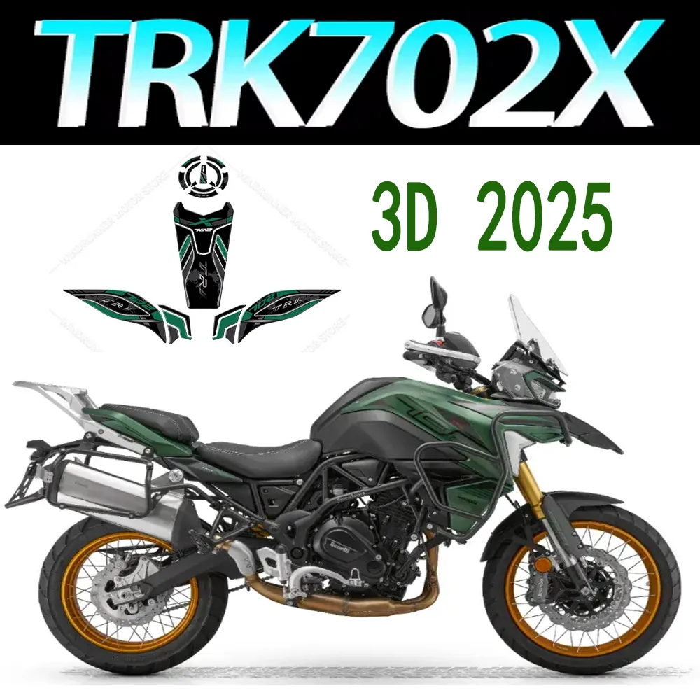 

3D Epoxy Resin Sticker Motorcycle Sticker KitFor Motorcycle Accessories Tank Pad Protector TRK702X TRK 702x