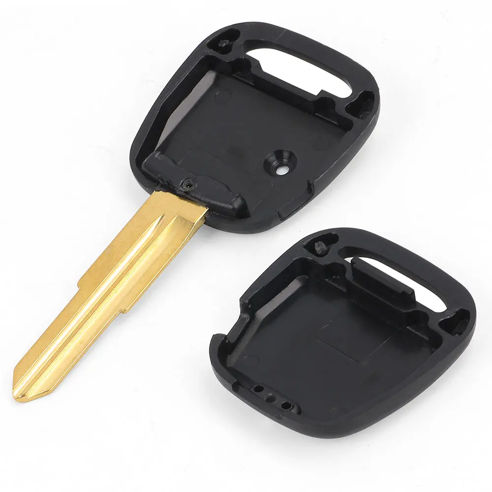 KEYECU Side 1 Button Case for Toyota Carina Estima Harrier Previa Corolla Celica Auto Remote Key Shell Cover Fob Left Blade