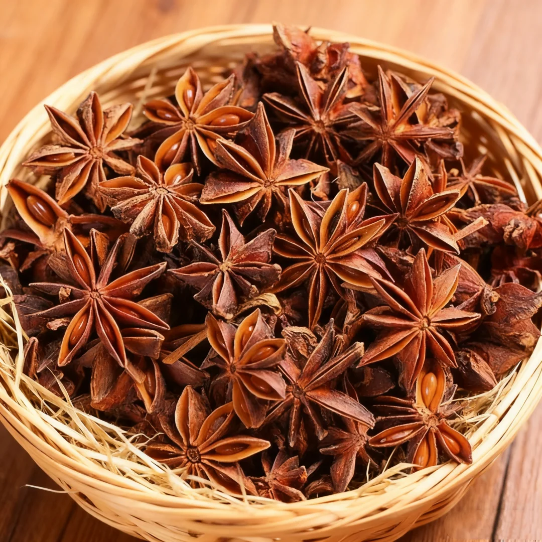 100% estrella superior de anís, flores secas, condimento de cocina, suministro de especias, jabón, vela de boda, Material, fragancia casera, decoración al aire libre