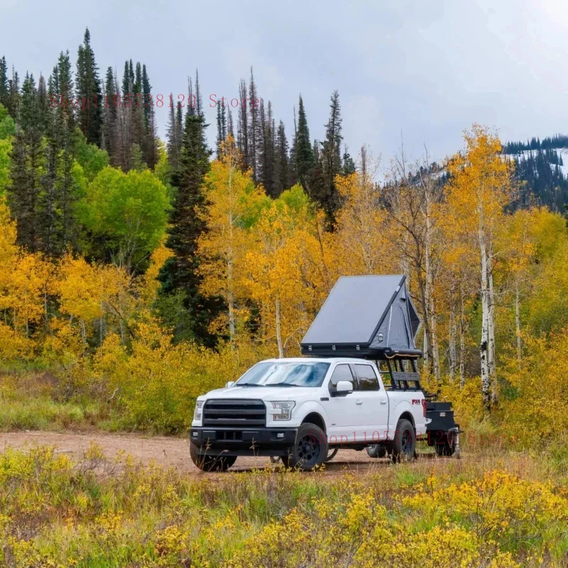 Bt Selling - Person Hard Aluminium Cover Car Roof Top Tent Pickup Truck Rooftop With Can Fric Outdoor Use