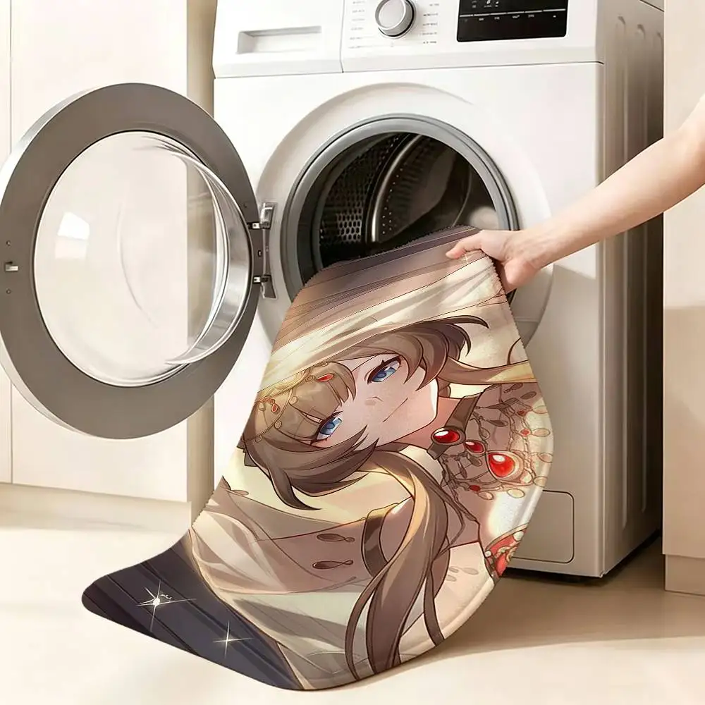 Anime Game Character S-Sandrone Bedroom Decor Carpet  for Living Room Thick Plush Study Floor Mat Home Fluffy Soft Rug