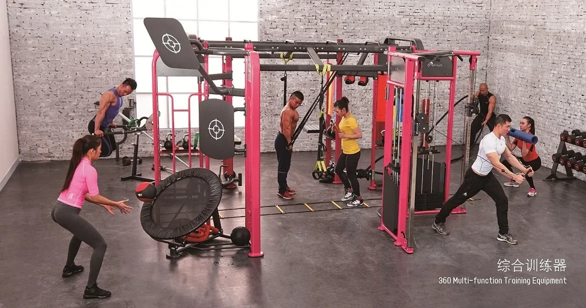 آلة تدريب الأثقال المجانية من المصنع مباشرة لعام 2019، معدات فولاذية متعددة الوظائف لبناء الأجسام للياقة البدنية #5