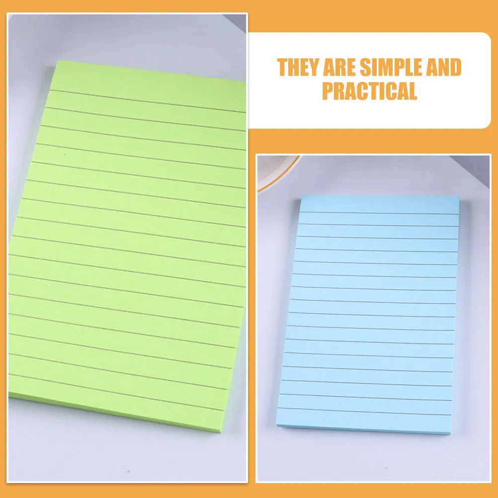 16Sheets Sticky Memo Pad Reusable For Meeting Notes Pad Student Compact Self-adhesive Write Anytime Anywhere Clean