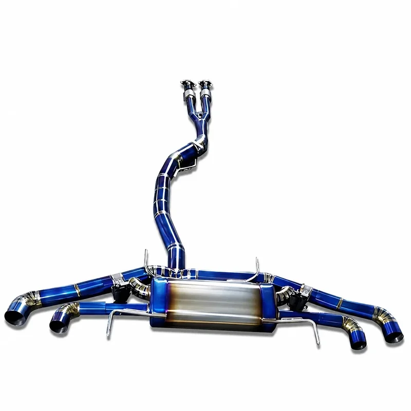 Cat Back Exhaust for Nissan GTR GT-R R35 3.8tt 2008-2021 Titanium Alloy Valvetronic Performance Exhaust Pipe Y Pipe Professional