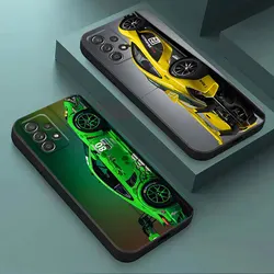 Tokyo JDM Drift Sports Car Phone Case For Samsung Galaxy A15 A25 A24 A23 A22 A21S A20s A13 A05S A04 A03 A02 A14 Soft Black Cover
