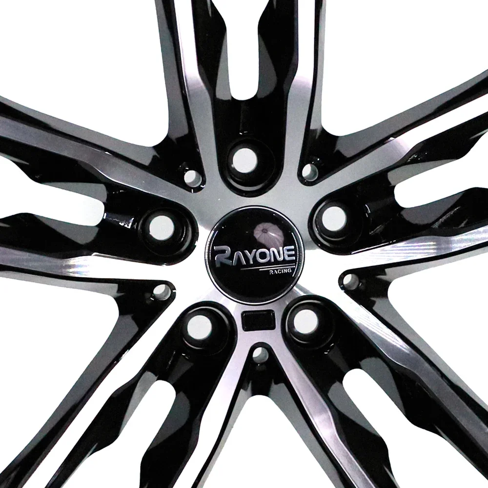 DX438   17 Inch  Passenger Car Rims Wheels Alloy PCD 5*112  5*120  5*114.3  Aluminum Alloy Rims Wheels