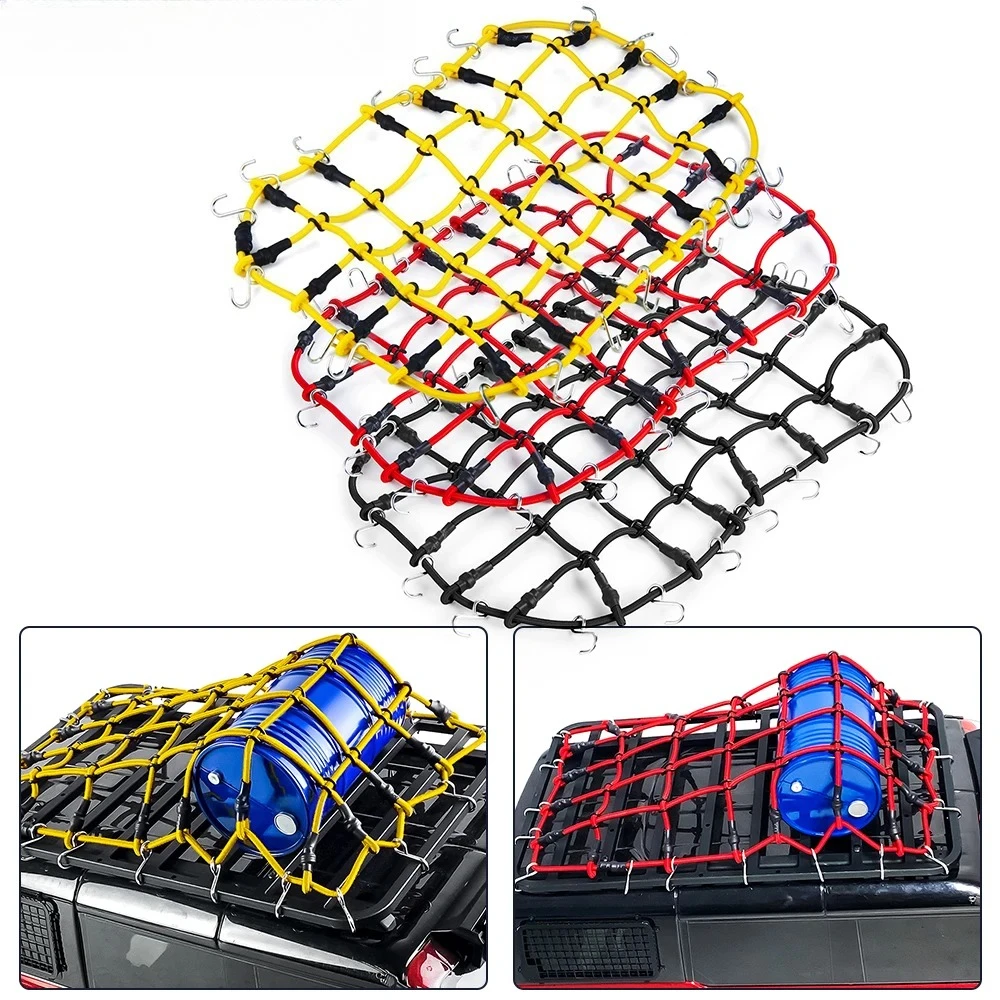 Elastic Luggage Net for RC Crawler Roof Rack Fit 1/10 1/18 1/24 AXIAL SCX10 TRX4 Bronco TRX6 Tamiya D90 TRX4M SCX24