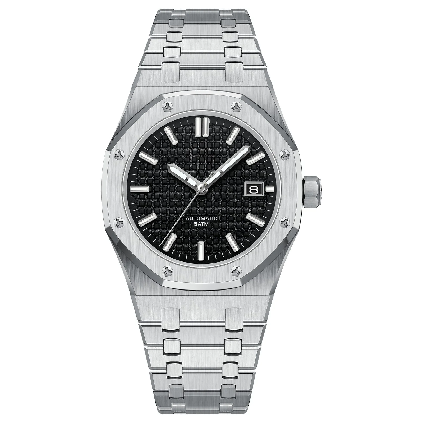 Boîtier Montre 40mm Acier Inox 316L - Compatible Mouvement NH35/NH36 - Neuf Avec étiquettes
