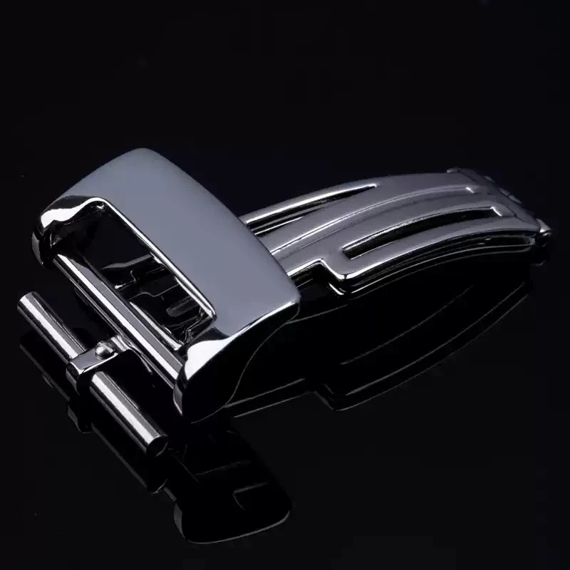 Solid Seamless Folding Clasp Stainless Steel Butterfly Buckle For AP 18mm 4 Colors Fashion Wristband Accessories Watchband