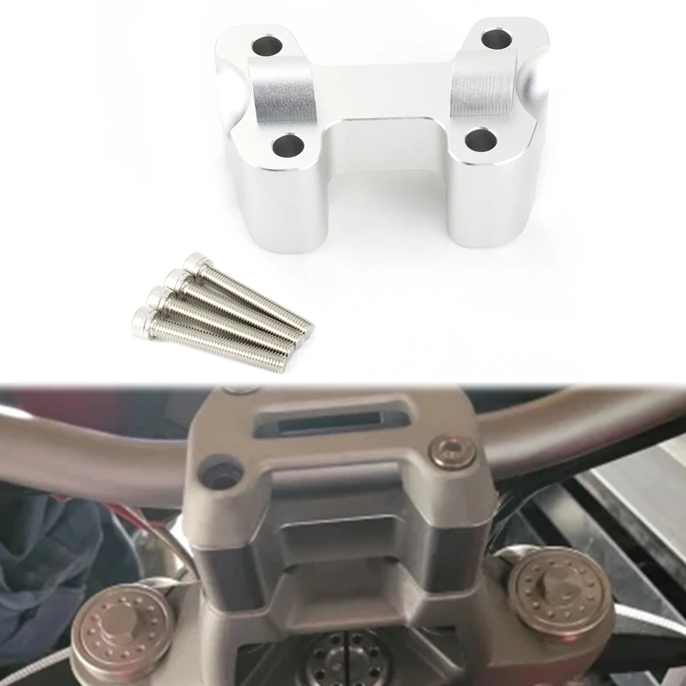 Fit For Ducati Monster 659 696 795 2009-2016 Motorcycle CNC Handlebar Mount Riser Clamp 1.5