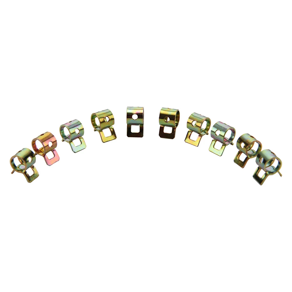 

Professional Gasoline Clamp Set Gear Fuel Line Spring Clips Clamps Zinc Material Various Sizes For Gas Pipe Air Hose Water Pipe