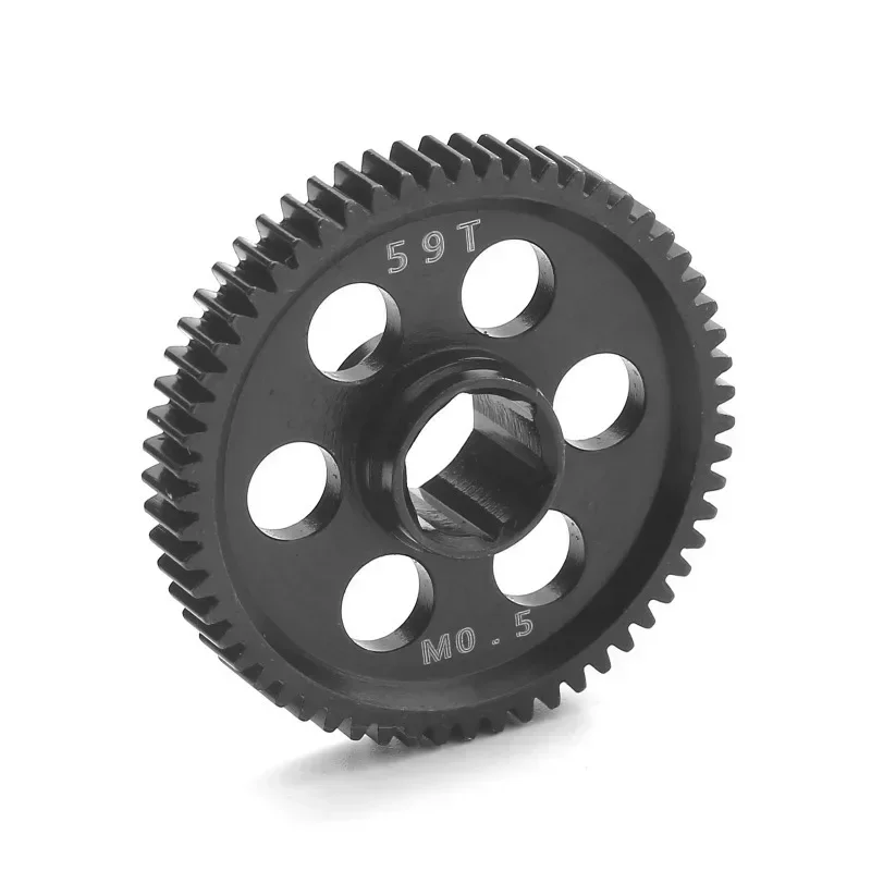 Steel Metal 0.5M 57T 59T Spur Gear Main Gear ARA311196 for 1/18 Granite Grom RC Car Upgrade Parts Accessories