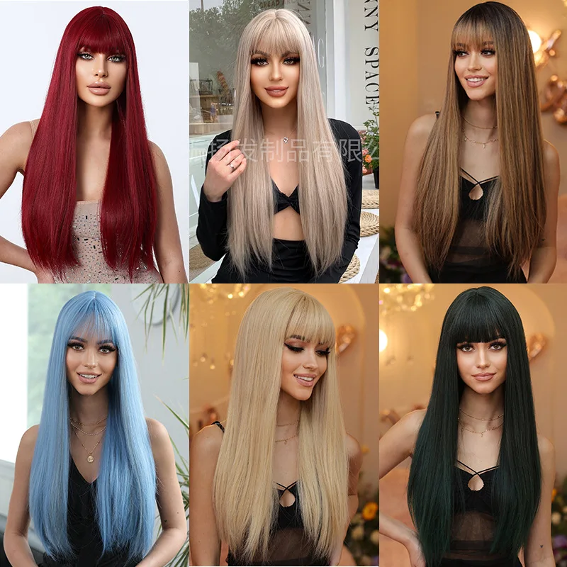 pelucas-largas-y-lisas-para-mujer-con-flequillo-recto-hechas-con-fibra-sintetica-resistente-al-calor-peluca-completa-aspecto-natural-y-voluminoso-disponible-en-varios-colores-para-uso-diario
