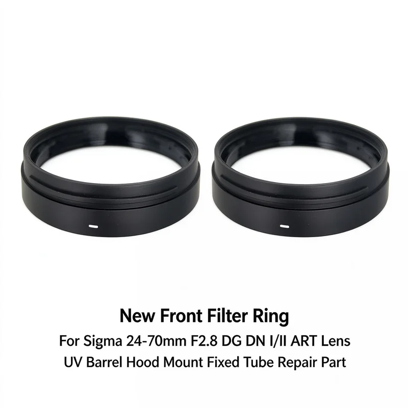 New Front Filter Ring For Sigma 24-70mm F2.8 DG DN I/II ART Lens, UV Barrel Hood Mount Fixed Tube Repair Replacement Part