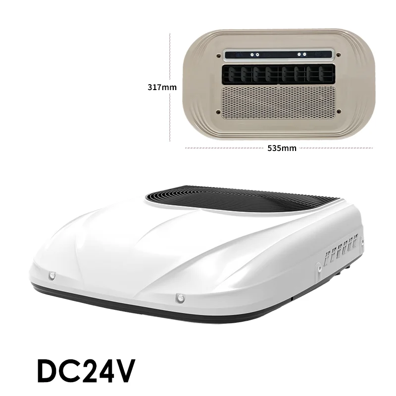 Manufacturer 12V 24V air Conditioning Roof-Mounted 7800BTU car A/C Parking Air Conditioner for Light Truck Cabin Cooling