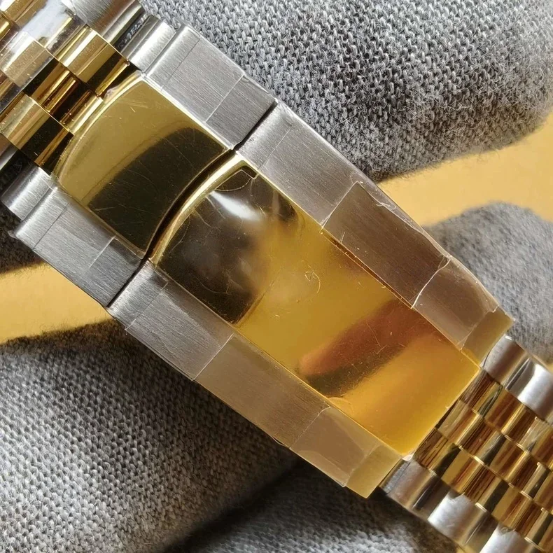 clean Watch Band Just For DateJust silver gold jubilee Strap Precision  126233 36MM Bracelet