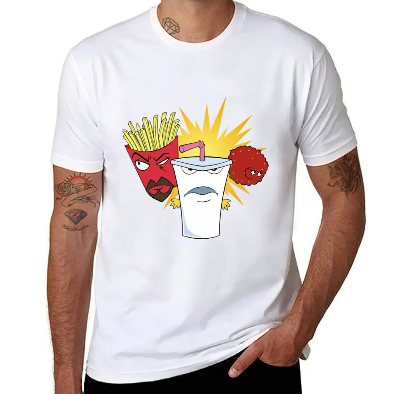 

Vintage Aqua Teen Hunger Force T-Shirt g man t shirts for men man t shirts high quality luxury brand T-Shirt