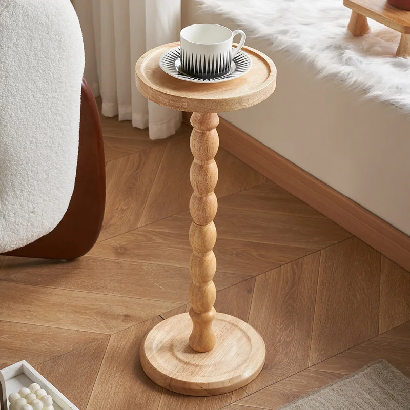 Middle Ancient Style Solid Wood Small Edge Table With Multifunctional Mini Coffee Table Suitable For Living Room And Bedroom