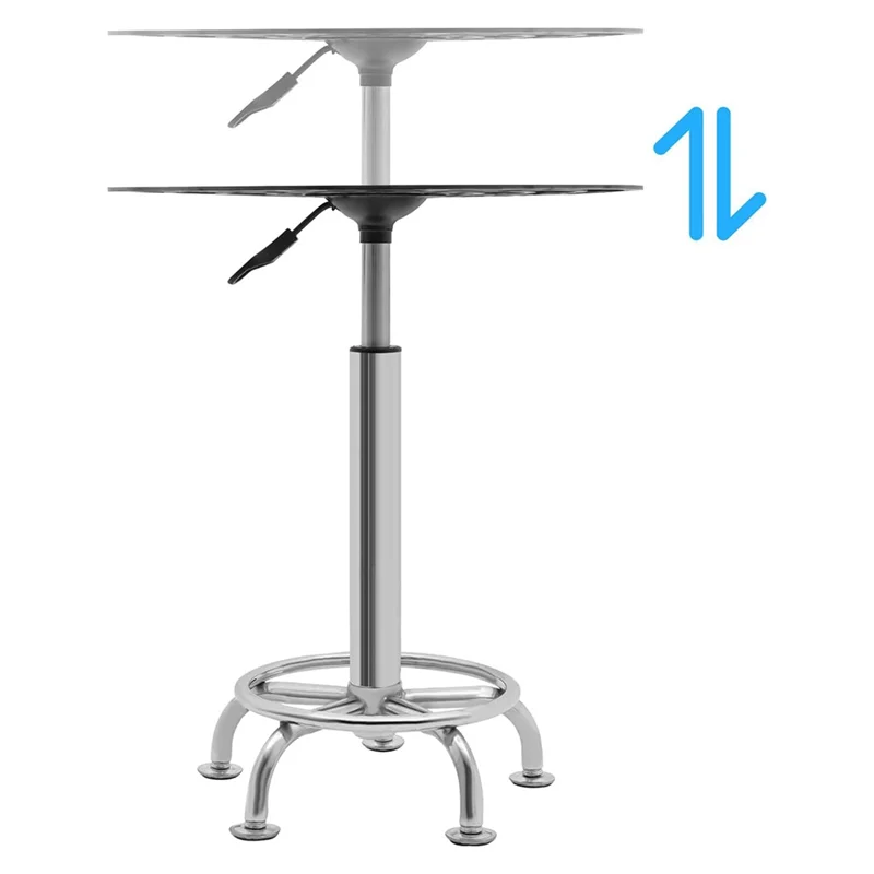 AT51-360° Rotating Spray-Paint Rack, 23.6-31.5In Height Adjustable Stable Paint Rack For Door And Car Body