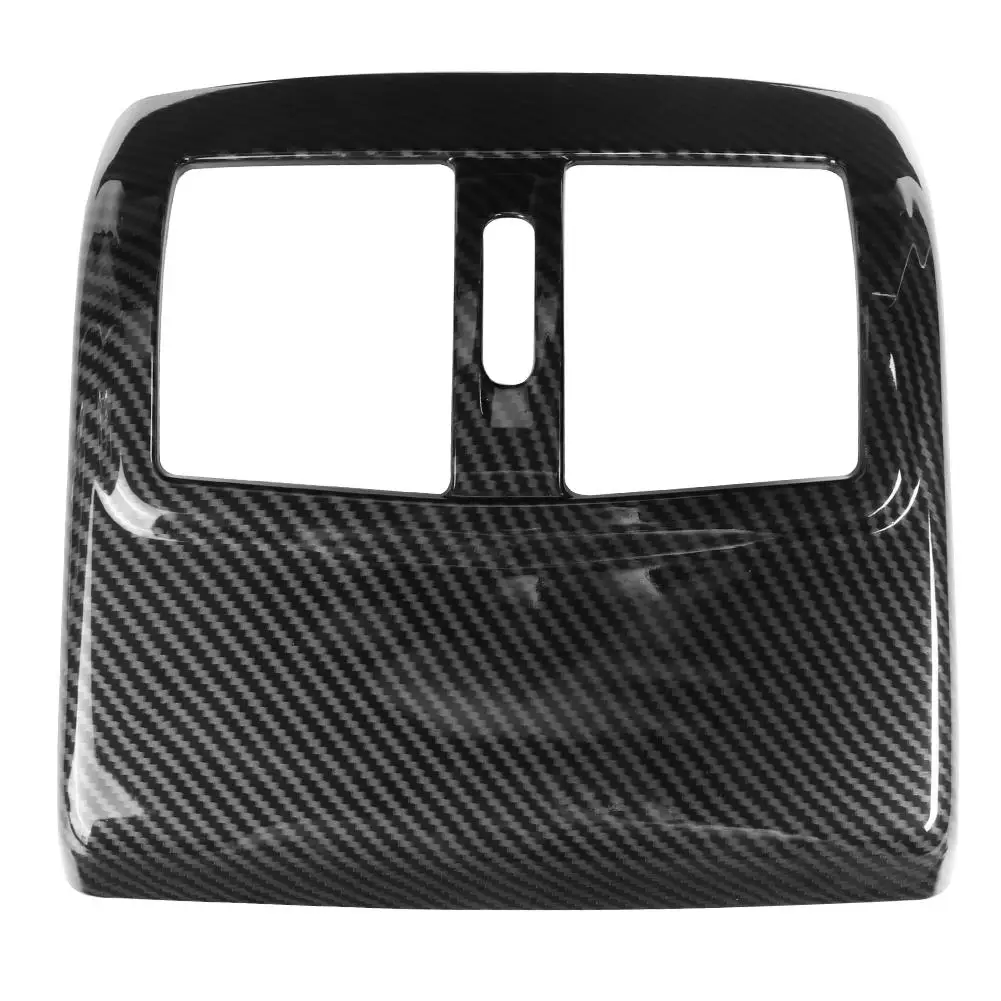 

Rear Air Outlet Frame Cover Carbon Style Vent Trim Fits for e Class W212 2012 2013 2014 2015