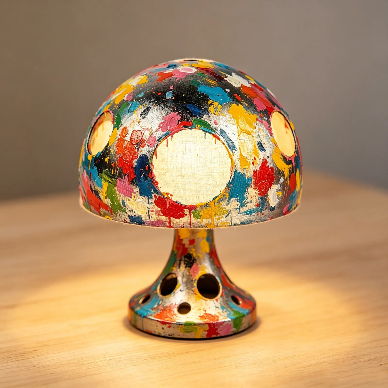 Metal Dome Lamp Shade Mushroom Shape 6 8 Inch DIY Paintable Light Cover for Table Pendant Ceiling Fixtures