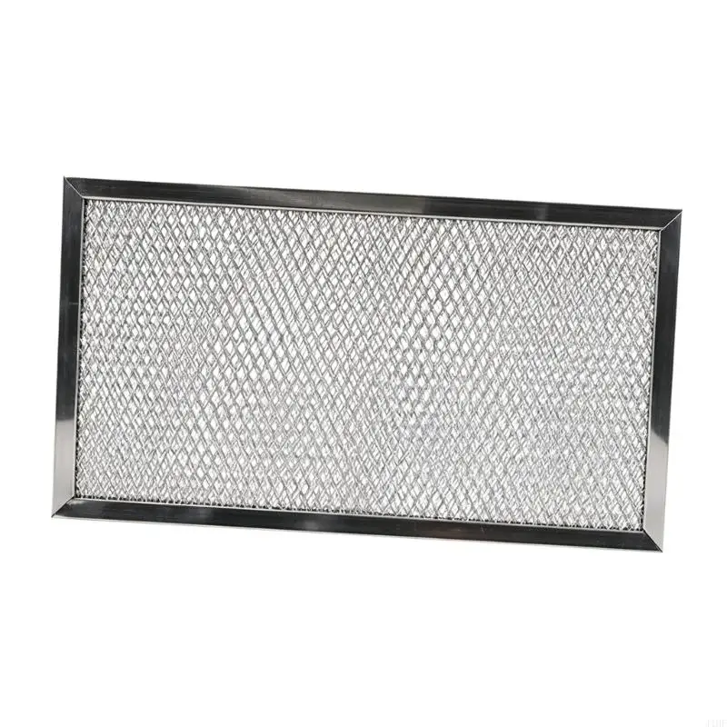 J1HF Hood Filter Insert Replacement, Rectangular Aluminum Screen Grease Panel 7.68x6.61in for Range Hood Kitchen Maintenance