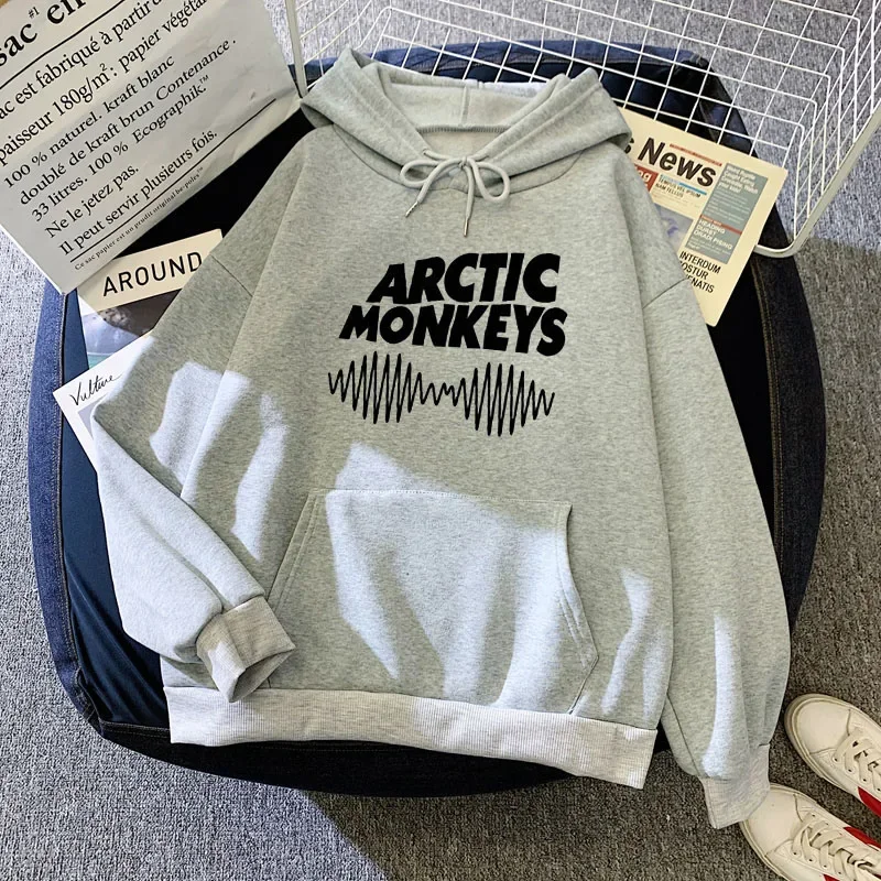 Rock Band ARCTIC MONKEYS Print Hoodies Autumn Men Women\'s Fashion Hip Hop Tracksuit Rapper Hoodie Women Sweatshirt y2k Clothes