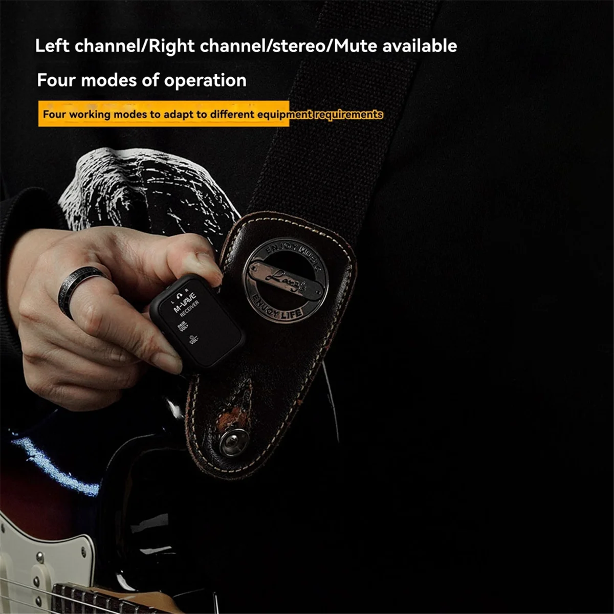 جديد M-VAVE WP12 نظام مراقبة إرجاع الأذن اللاسلكي ، جهاز ريسيفر استقبال وإرسال الصوت اللاسلكي المحمول مراقبة لاسلكية إرجاع الأذن