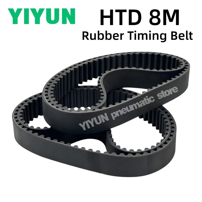 1PC HTD 8M Rubber Timing Belt Width 10mm 15mm x Length 8M 800 888 896 912 920 960 1000 1024 1048 1160 1200 1224 1248 1280 1296mm