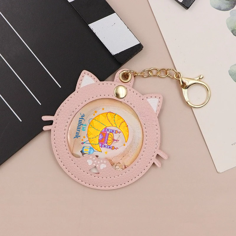 Cute Cat Display Set, 58mm Badge Storage Bag, Keychain, Anime Millet Protective Set