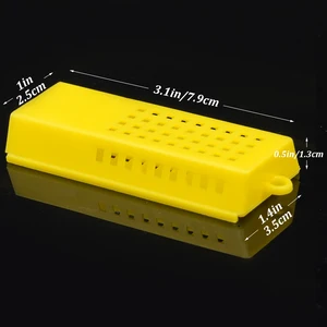 Kafesler plastik Kraliçe Arı Taşıma, Kraliçe Kafesi, Posta Odası, Kralın Mahkumu, Siyah beyaz, Beyaz, Aletler, Arı, 12 adettir 8 en çok satılan, arı kafesi - №6