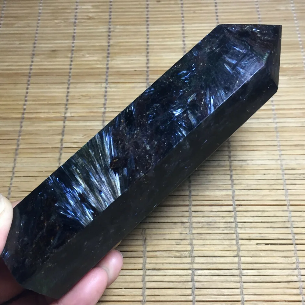 

Natural Astrophyllite Obelisk Crystal Wand Healing