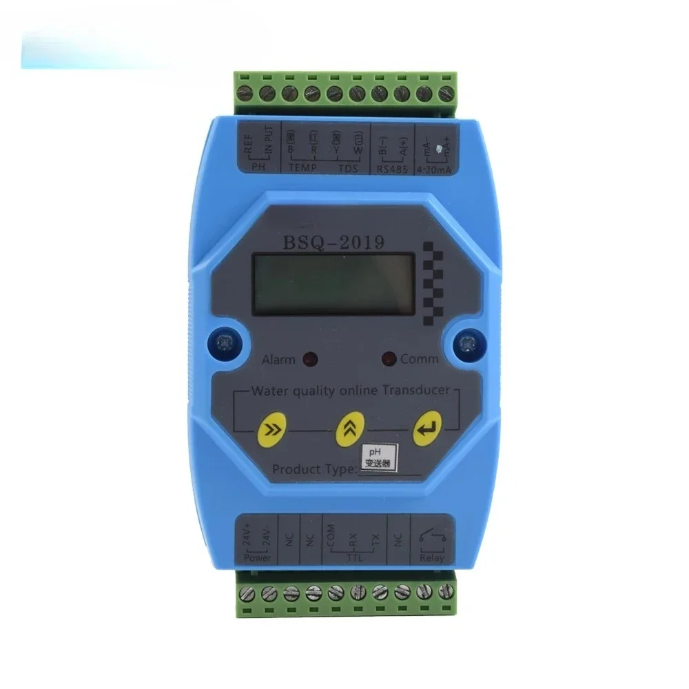 2021 New Product Dc24v/0.2a Water Quality Monitoring Transmitter One Way - Ph With Automatic Temperature Compensation