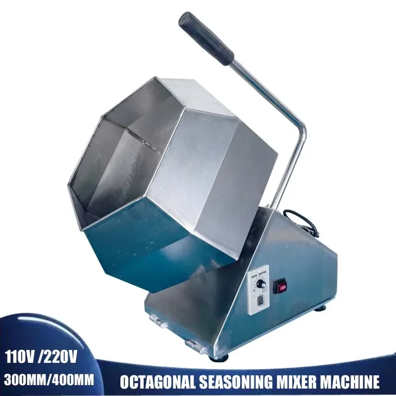 

Octagonal Mixer Multif-Unctional Food Seasoning Bucket Peanut Mixer Automatic Seasoning Coating Machine