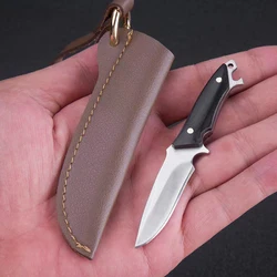 EDC Portable Mini Pocket Knife，Sharp of the Courier Knife with Scabbard，Keychain Decoration，Used to Open a Box