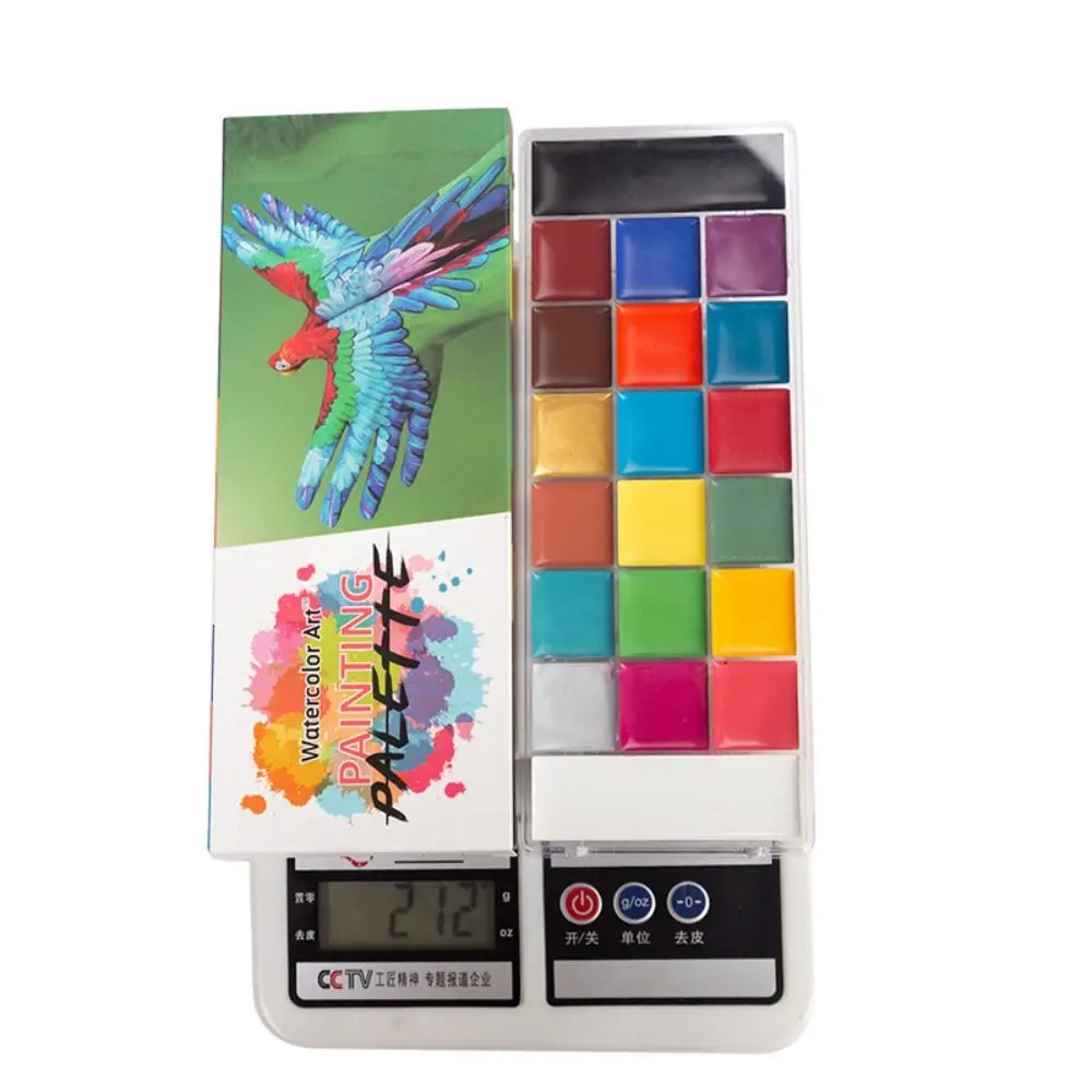 Multicolour Body Face Painting Kit Colorful Waterproof Body Art Painting Long Lasting Easy To Clean Face Painting Palette