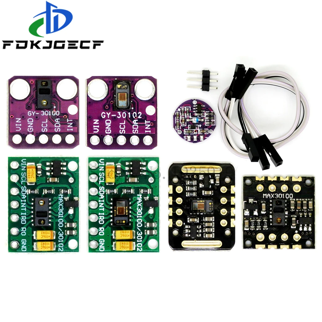 MH-ET LIVE MAX30102 MAX30100 Heart rate Sensor Module Puls detection Blood oxygen concentration test For Arduino Ultra-Low Power