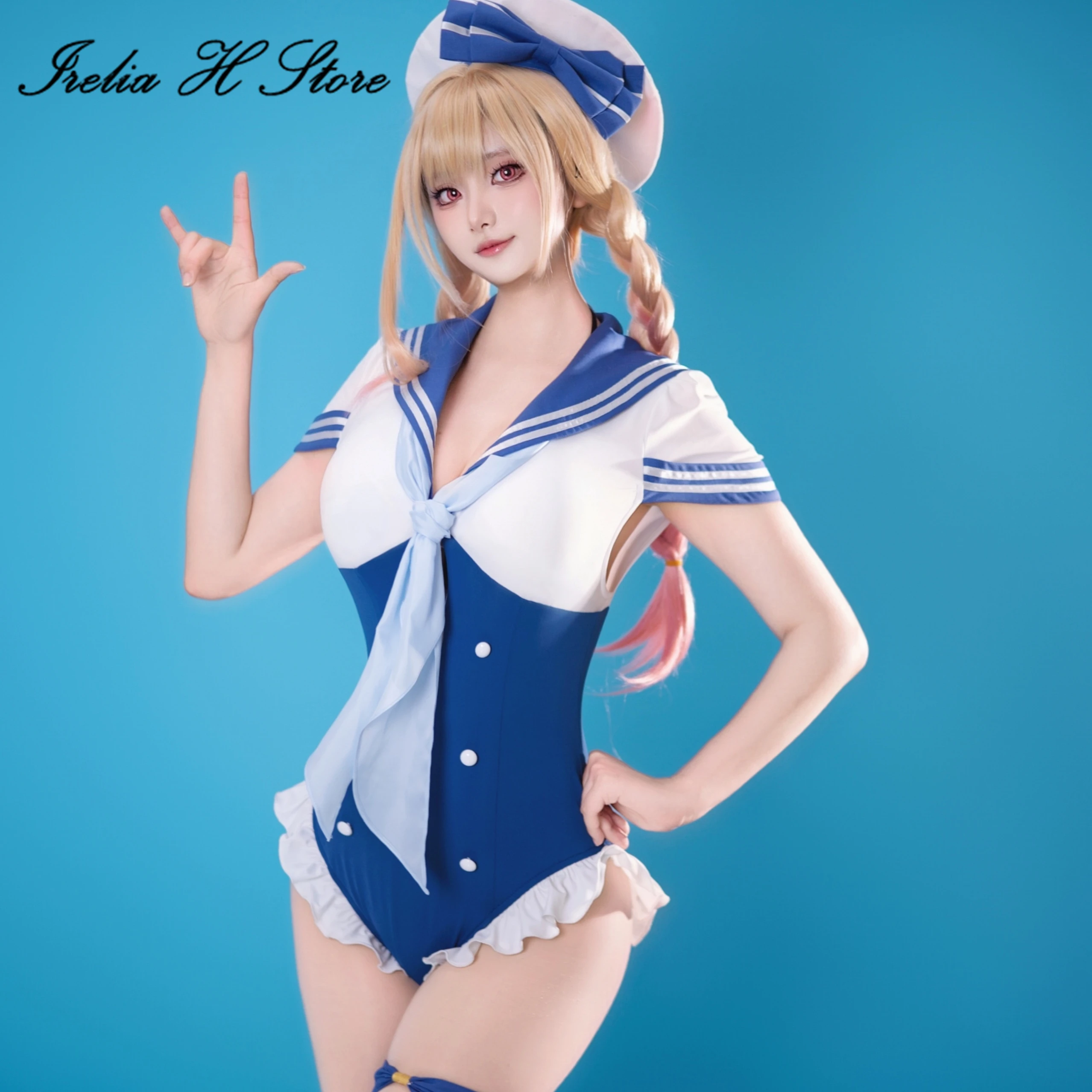 Irelia H NI: آلهة النصر KKE ماريان أزياء تنكرية أنيمي ماريان مثير شيونغسام أزياء الهالوين