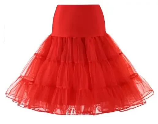 

Women's 1950s Petticoat Skirts Vintage Puffy Tutu Crinoline Ballet Underskirt 2024