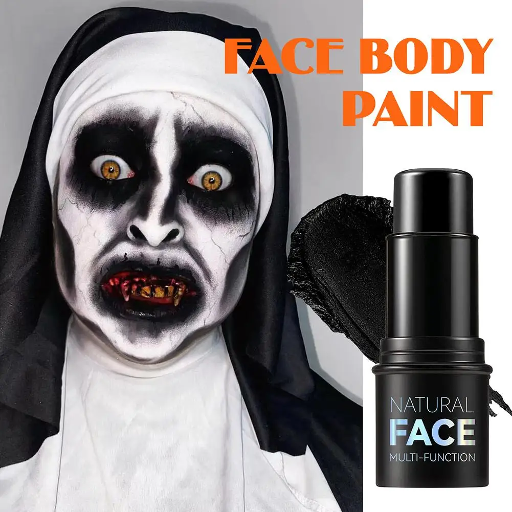 Halloween Face and Body Painting Stick Cream, Impermeável, Vermelho, Verde, Preto, Branco, Creme de Pintura para Festa, Maquiagem para Crianças e Adultos, 1Pc