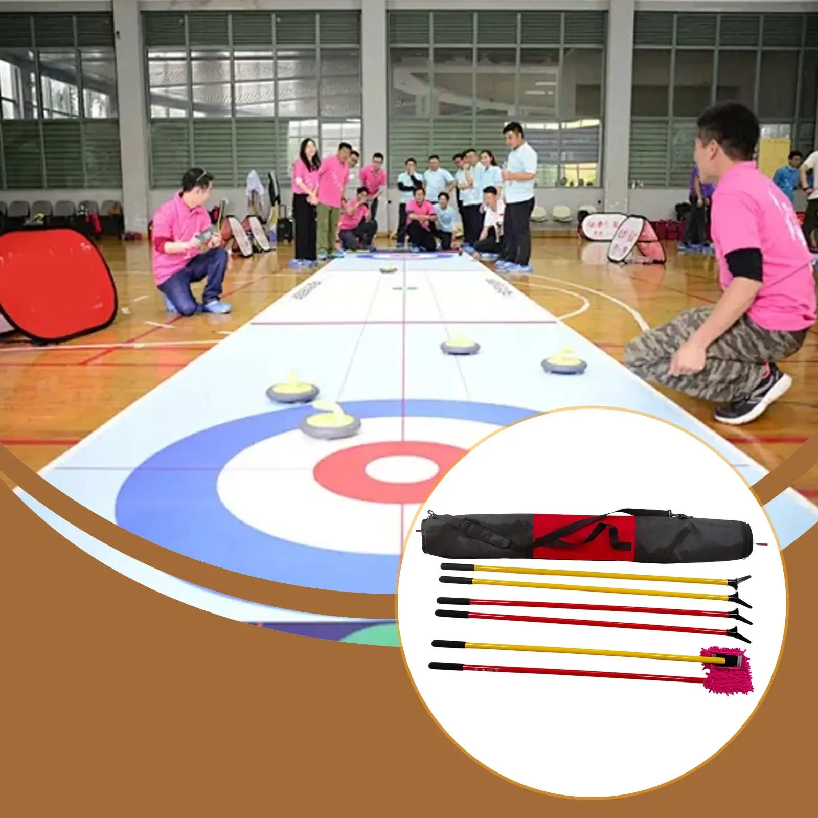 

Pushers Accessories Leisure Entertainment with Carrying Bag Educational Indoor Fun Sticks Equipment