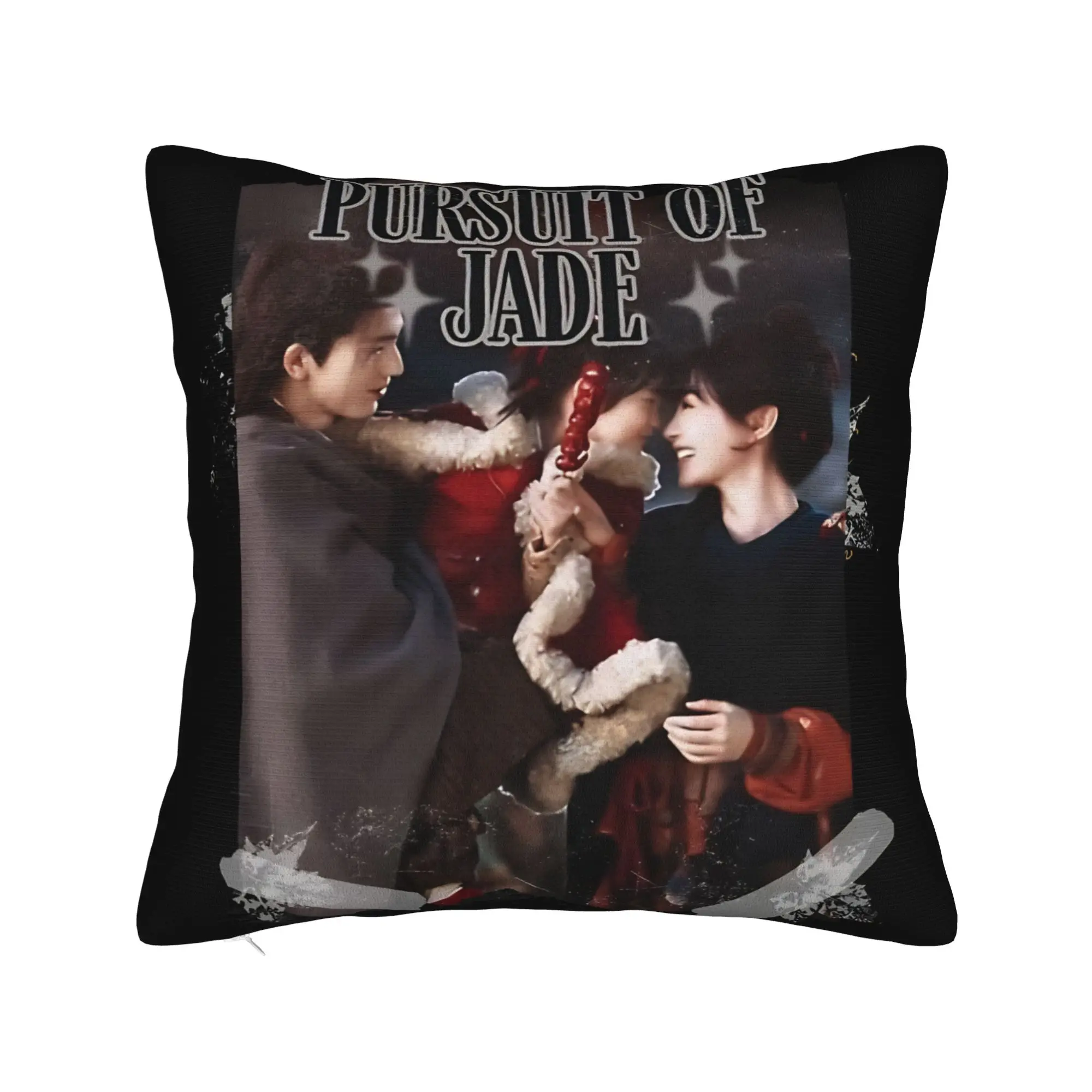 Pursuit of Jade Zhu Yu Square Pillow Case TV Drama Cushion Covers Novelty Zipper Decorative Pillowcase for Home 18