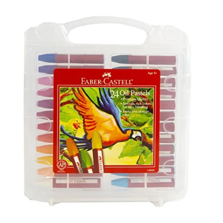 

Blendable Oil Pastels In Durable Storage Case- 24 Vibrant Colors - Non-Toxic Pastels for,Easter Basket Stuffers for