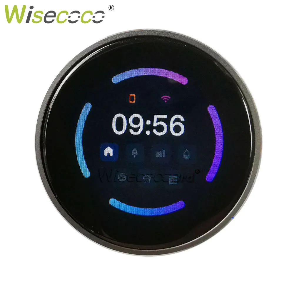Wisecoco 1.28 Inch 240x240 Rotary Knob Display UART TTL Serial Port LCD Module Screen Switch Key For 2nd Development
