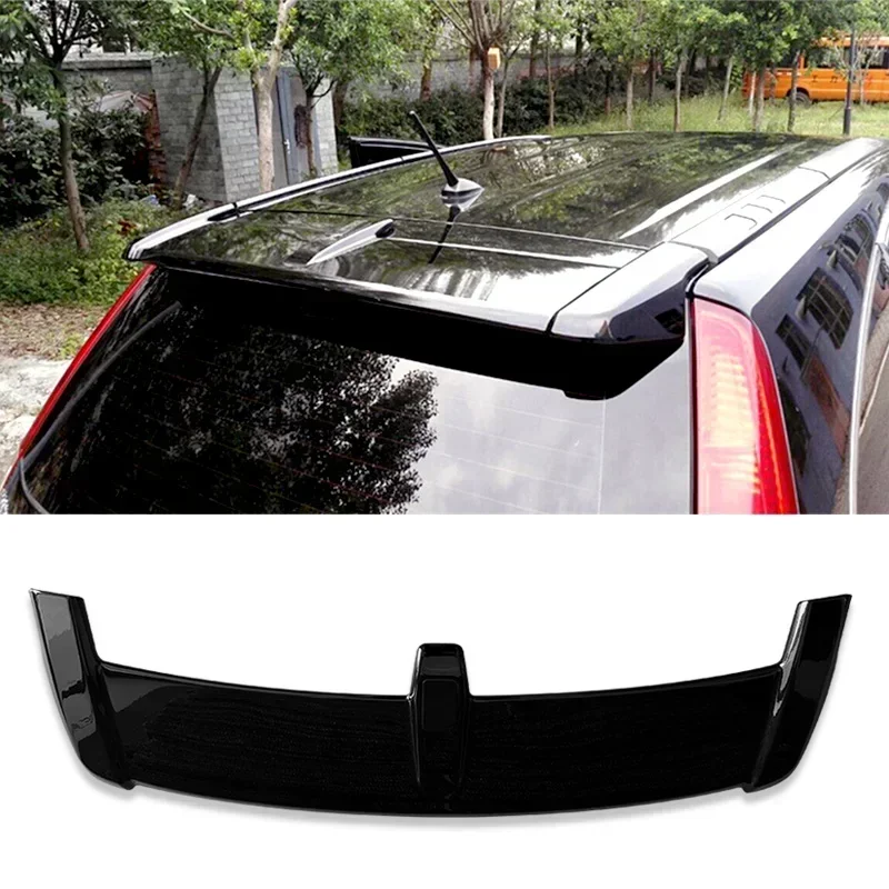 Carbon Suface Rear Trunk Spoiler ABS Material Roof Wing Spoiler For Honda CRV CR-V 2007 - 2011