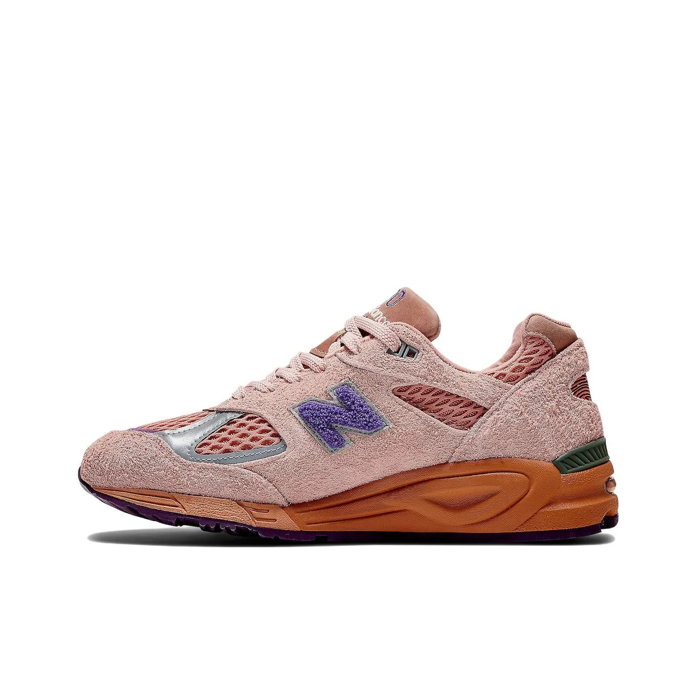 New Balance NB 990 V2 Running Shoes Unisex Low Top Coral Powder M990SB2