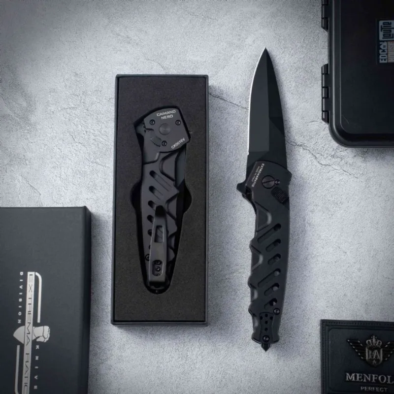 

Складной нож с очень острыми островами, лезвие D2, алюминиевая ручка, EDC, многофункциональный инструмент для пешего туризма, охоты, кемпинга, уличный тактический нож