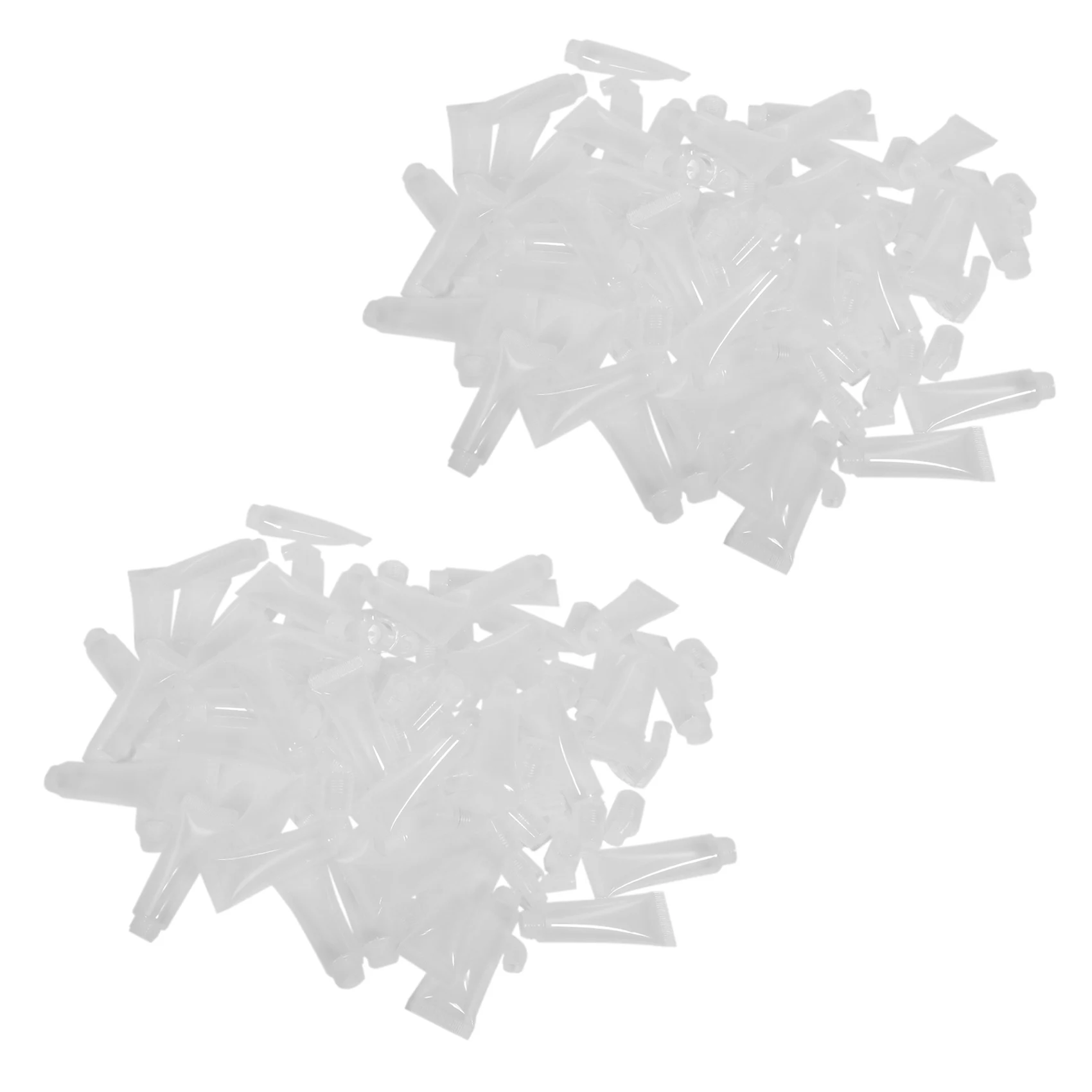 A005-100 Pack 10Ml Lip Gloss Tubes Empty Lotion Refill Tubes Soft Squeeze Tubes For DIY Travel Distribution Bottle