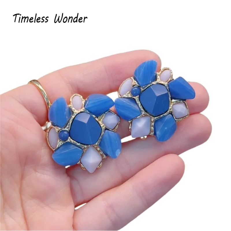 

Timeless Wonder Fancy Zircon Geo Stud Earrings for Women Designer Jewelry Punk Luxury Chinese Style Trendy Rare Top 5570