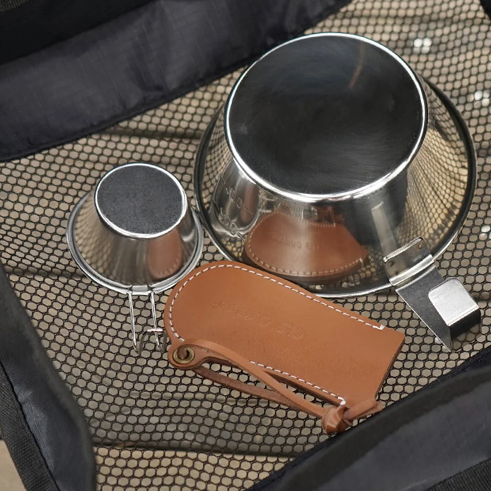 

2pcs Outdoor Folding Table Storage Mesh Net Basket Hanging Bags for Camping Lightweight Reusable Ventilated Organizing Holders